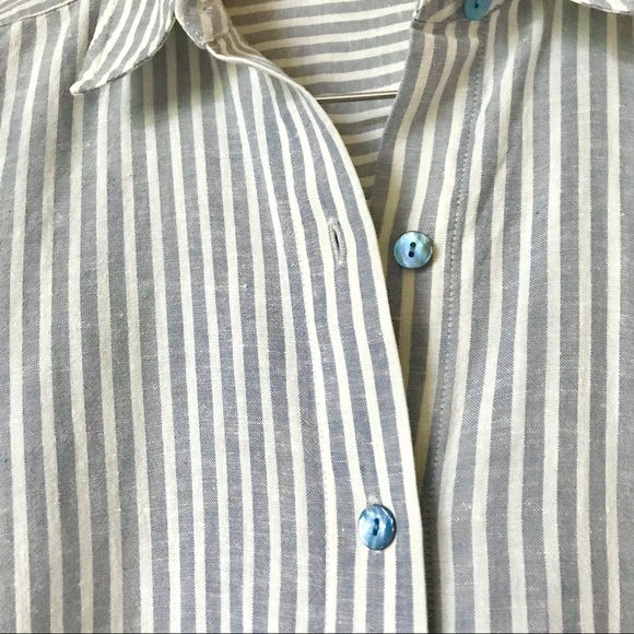 Eileen Fisher hemp organic cotton shirt dress - Picture 5 of 6